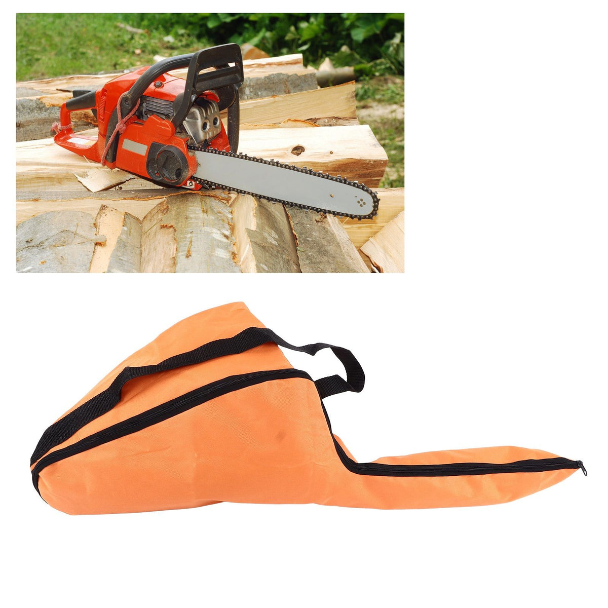 Portable Chain Saw Storage Bag Integrated Bag Chain Saw Protection Handbag Garden Tool Bag Accessories Orange