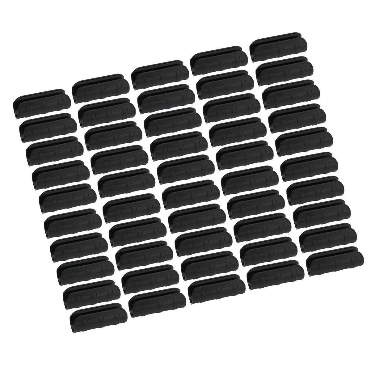 50PCS 10cm Greenhouse Film Clamp Heat Resistant Tube Clip Gardening Frame Pipe Clip for GardenBlack