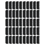 50PCS 10cm Greenhouse Film Clamp Heat Resistant Tube Clip Gardening Frame Pipe Clip for GardenBlack - Side View