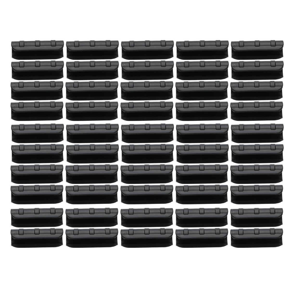 50PCS 10cm Greenhouse Film Clamp Heat Resistant Tube Clip Gardening Frame Pipe Clip for GardenBlack