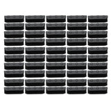 50PCS 10cm Greenhouse Film Clamp Heat Resistant Tube Clip Gardening Frame Pipe Clip for GardenBlack - 45-Degree Angle