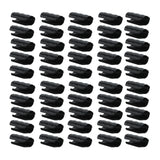 50PCS 10cm Greenhouse Film Clamp Heat Resistant Tube Clip Gardening Frame Pipe Clip for GardenBlack