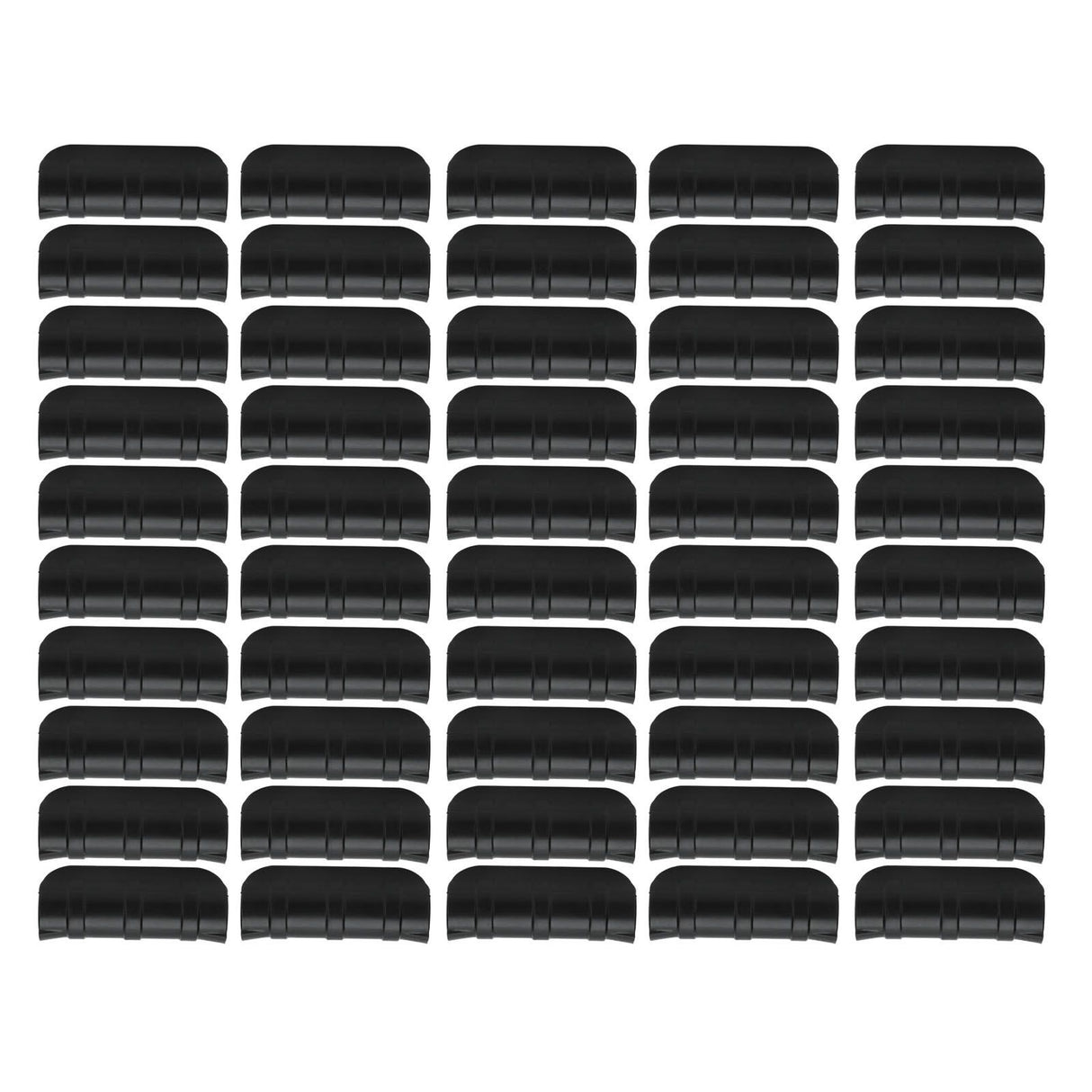 50PCS 10cm Greenhouse Film Clamp Heat Resistant Tube Clip Gardening Frame Pipe Clip for GardenBlack