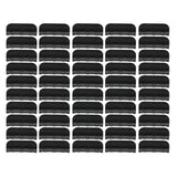 50PCS 10cm Greenhouse Film Clamp Heat Resistant Tube Clip Gardening Frame Pipe Clip for GardenBlack