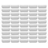 50PCS 10cm Greenhouse Film Clamp Heat Resistant Tube Clip Gardening Frame Pipe Clip for GardenWhite