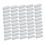 50PCS 10cm Greenhouse Film Clamp Heat Resistant Tube Clip Gardening Frame Pipe Clip for GardenWhite