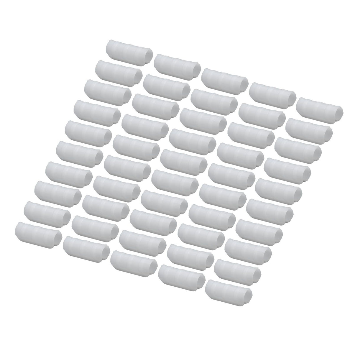 50PCS 10cm Greenhouse Film Clamp Heat Resistant Tube Clip Gardening Frame Pipe Clip for GardenWhite