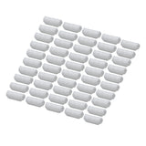 50PCS 10cm Greenhouse Film Clamp Heat Resistant Tube Clip Gardening Frame Pipe Clip for GardenWhite