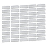 50PCS 10cm Greenhouse Film Clamp Heat Resistant Tube Clip Gardening Frame Pipe Clip for GardenWhite