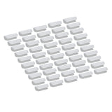 50PCS 10cm Greenhouse Film Clamp Heat Resistant Tube Clip Gardening Frame Pipe Clip for GardenWhite