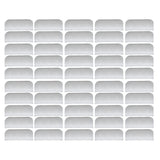 50PCS 10cm Greenhouse Film Clamp Heat Resistant Tube Clip Gardening Frame Pipe Clip for GardenWhite
