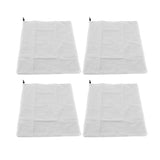 4pcs Plant Covers Reusable Winter Frost Protection Bag with Drawstring for Plants Oudoor - Rear View