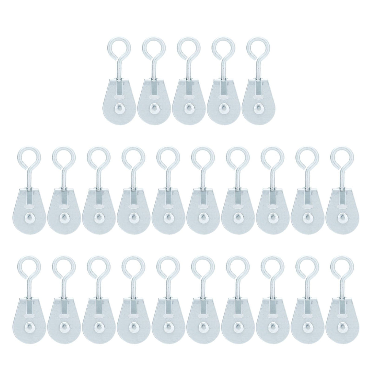 25pcs Pulley Durable Wearable Small Compact Easy Replaceable Convenient Practical Greenhouse Equipment for Agriculture