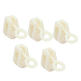 25pcs Livestock Fixed Pulley Plastic Greenhouse Pulley Accessories for Most Chicken Houses Farm - Side View