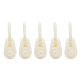 25pcs Livestock Fixed Pulley Plastic Greenhouse Pulley Accessories for Most Chicken Houses Farm