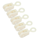 25pcs Livestock Fixed Pulley Plastic Greenhouse Pulley Accessories for Most Chicken Houses Farm