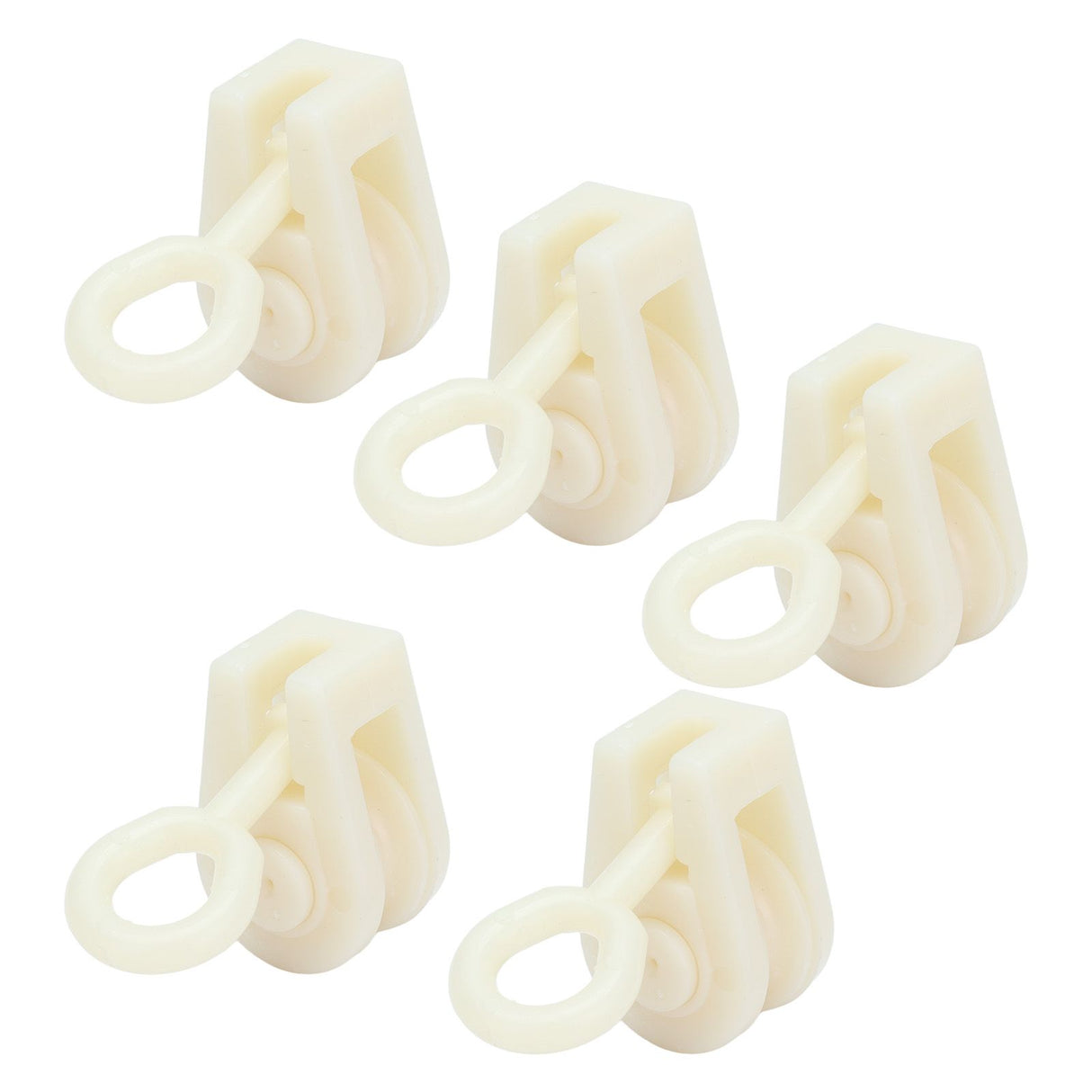 25pcs Livestock Fixed Pulley Plastic Greenhouse Pulley Accessories for Most Chicken Houses Farm