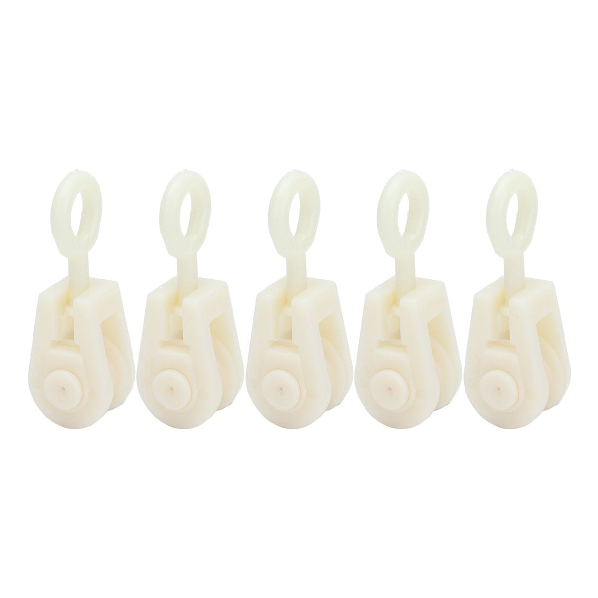 25pcs Livestock Fixed Pulley Plastic Greenhouse Pulley Accessories for Most Chicken Houses Farm