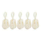 25pcs Livestock Fixed Pulley Plastic Greenhouse Pulley Accessories for Most Chicken Houses Farm - Close-Up Angle