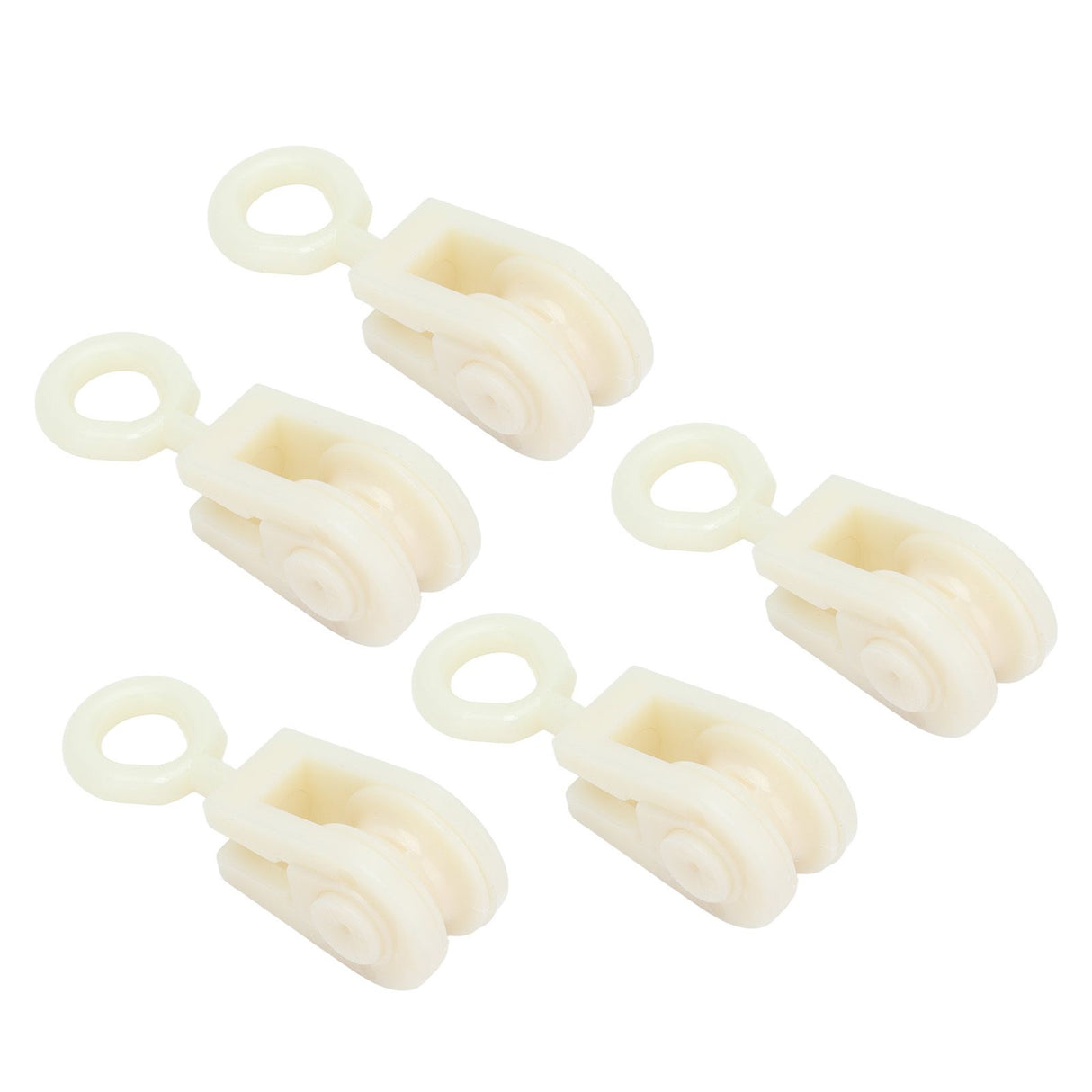 25pcs Livestock Fixed Pulley Plastic Greenhouse Pulley Accessories for Most Chicken Houses Farm