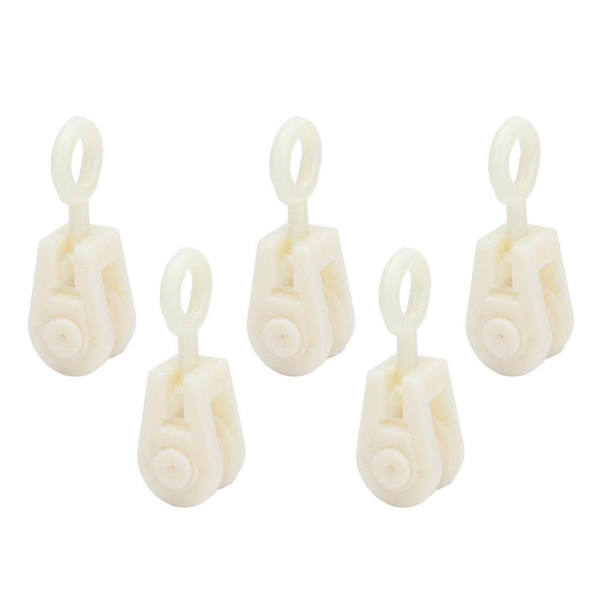 25pcs Livestock Fixed Pulley Plastic Greenhouse Pulley Accessories for Most Chicken Houses Farm