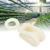 25pcs Livestock Fixed Pulley Plastic Greenhouse Pulley Accessories for Most Chicken Houses Farm - Extra Image