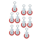 10pcs Waterline Fixed Pulley Medium Metal Automatic Poultry Products for Livestock Farm Chicken House