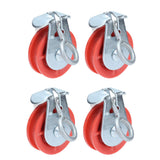 10pcs Waterline Fixed Pulley Medium Metal Automatic Poultry Products for Livestock Farm Chicken House - Close-Up Angle