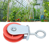10pcs Waterline Fixed Pulley Medium Metal Automatic Poultry Products for Livestock Farm Chicken House