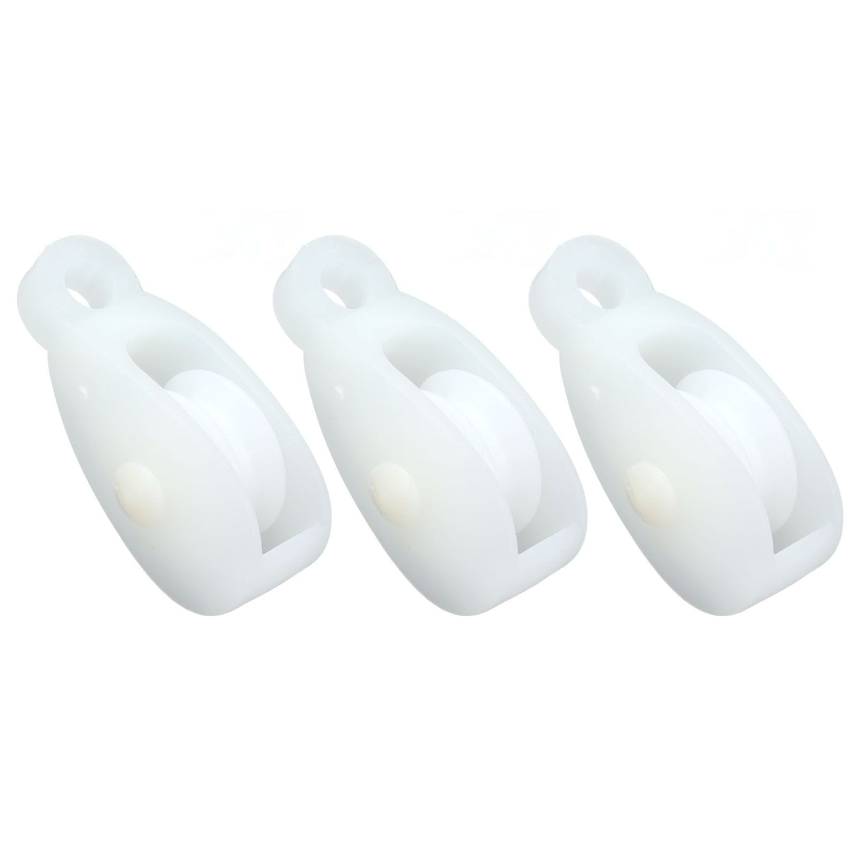 25pcs Plastic Breeding Pulleys Automatic Wire Towing Wheels for Agriculture Greenhouse