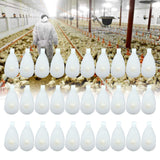 25pcs Plastic Breeding Pulleys Automatic Wire Towing Wheels for Agriculture Greenhouse - Extra Image