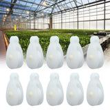 25pcs Plastic Breeding Pulleys Automatic Wire Towing Wheels for Agriculture Greenhouse