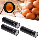 Egg Candler LED Cold Light Fine Workmanship Simple Operation Aluminum Alloy Egg Light