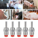 5Pcs Automatic Pig Waterer Safety Health Water Saving Clean Water Simple Structure Pig Water Nipple for Pig House