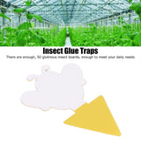 50Pcs Fungus Gnat Killer Effectively Catch Insects Strong Stickiness Easy to Use Insect Catching Board for GreenhouseBee - Extra Image