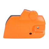 Chainsaw Clutch Cover Side Cover Replacecment Chain Saw Accessories 544097902 for Husqvarna 445 450 - 45-Degree Angle