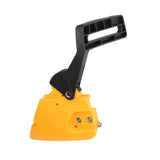 Chainsaw Handle Assembly Handle Clutch Cover Replacement Electric Saw Accessories for Partner 350 351 370 371 390 420 - Top-Down View