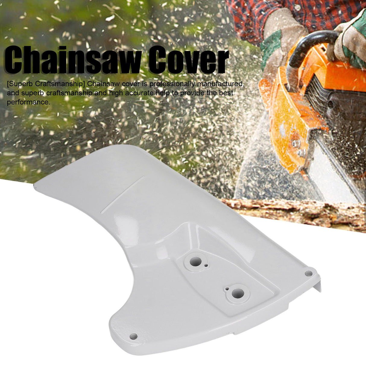 Chainsaw Cover Exquisite Craft High Accuracy High Hardness Fine Workmanship Chainsaw Parts