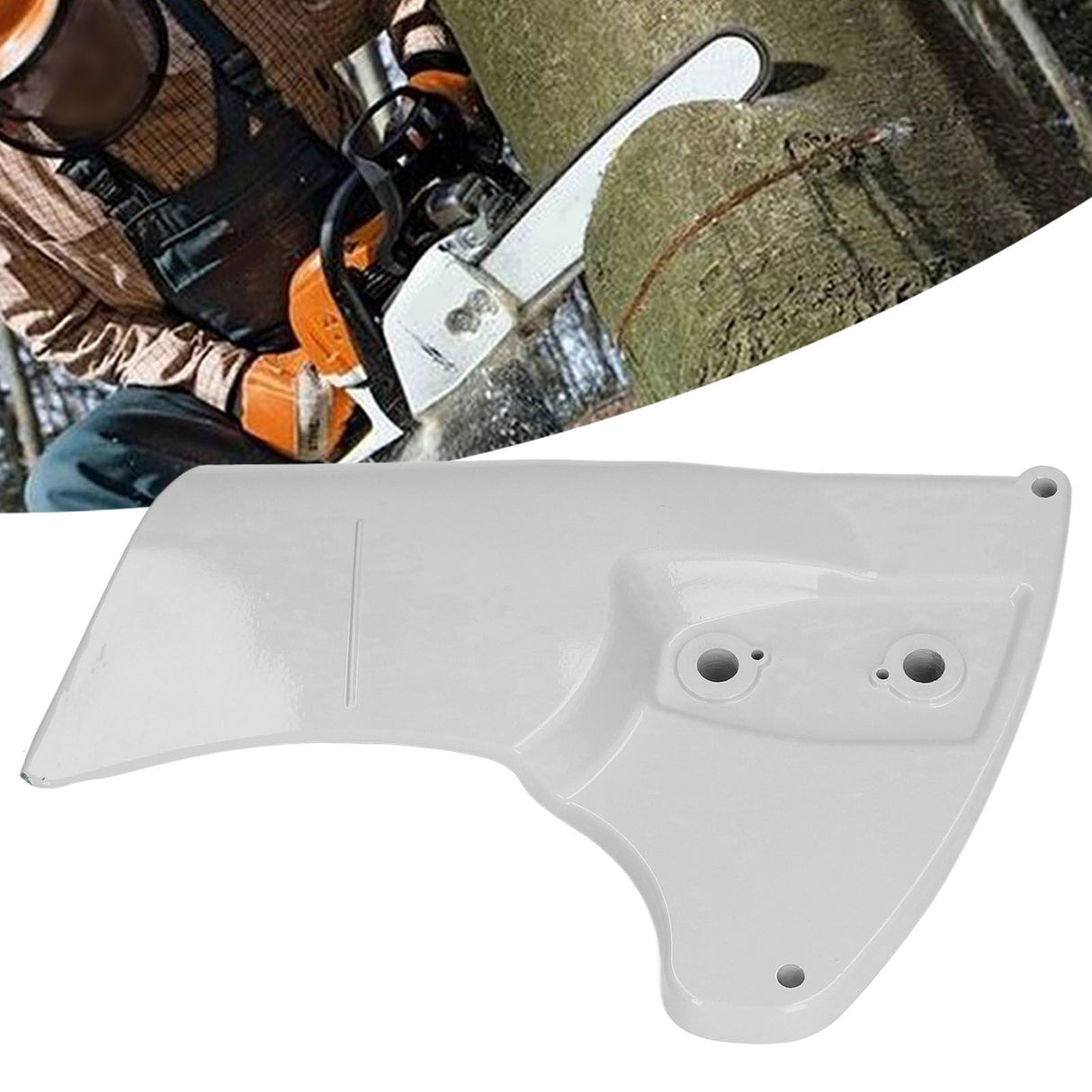 Chainsaw Cover Exquisite Craft High Accuracy High Hardness Fine Workmanship Chainsaw Parts
