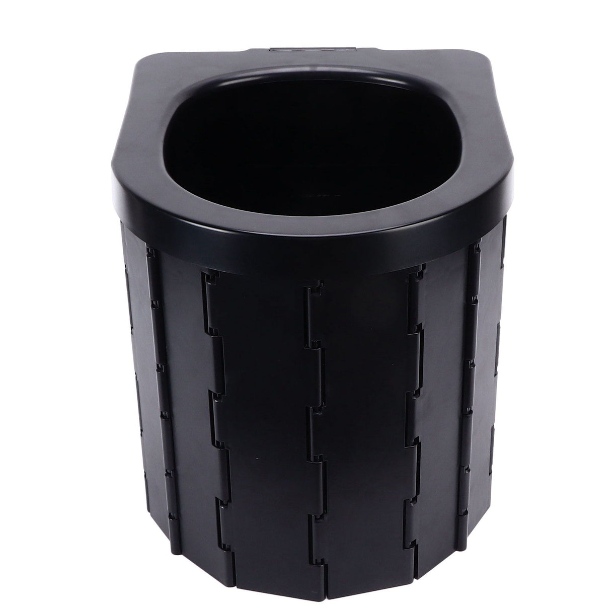Car Folding Toilet 300 Catties Bearing Capacity Foldable Portable Comfortable Height Porta Potty for Camping TravellingOval