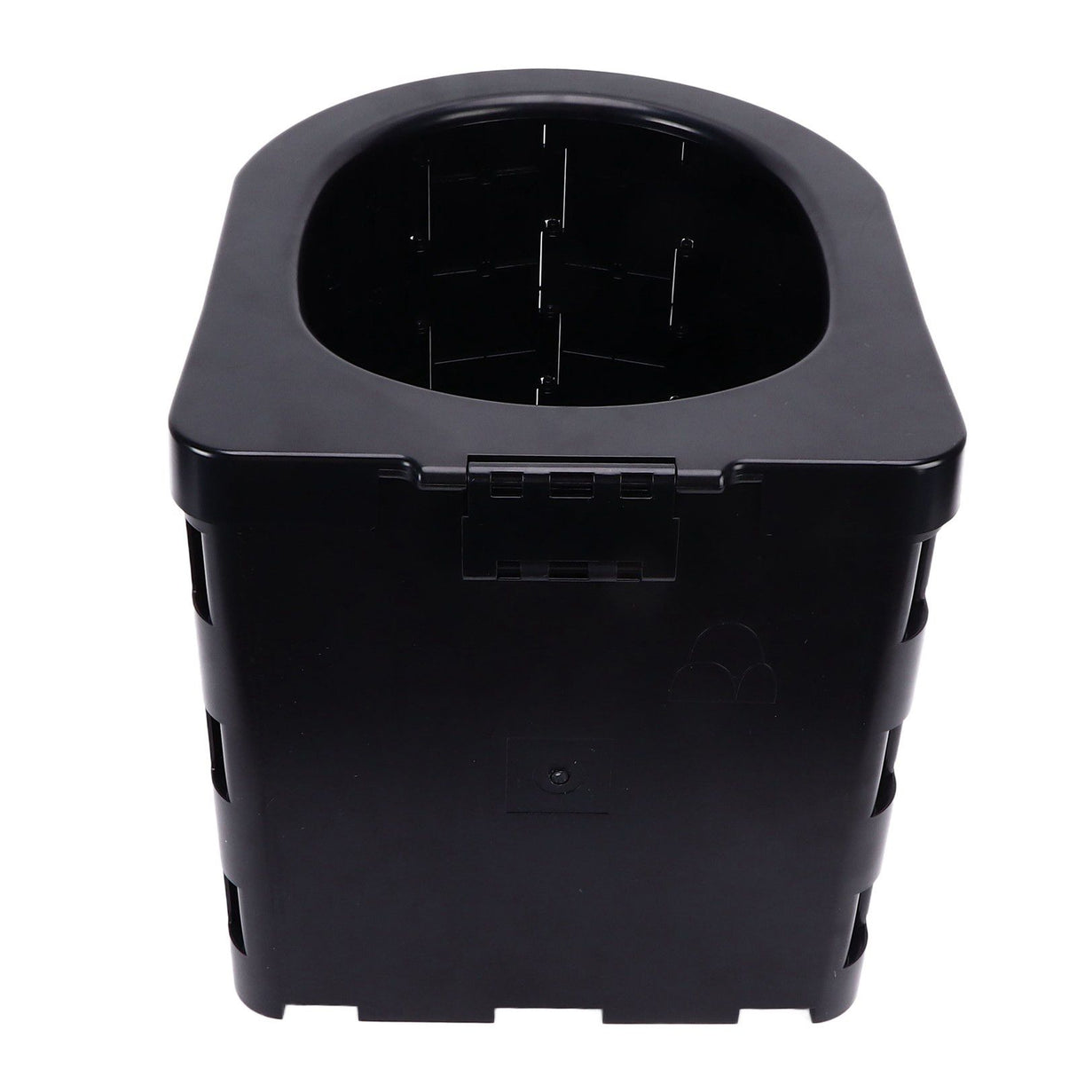 Car Folding Toilet 300 Catties Bearing Capacity Foldable Portable Comfortable Height Porta Potty for Camping TravellingOval