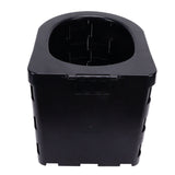 Car Folding Toilet 300 Catties Bearing Capacity Foldable Portable Comfortable Height Porta Potty for Camping TravellingOval
