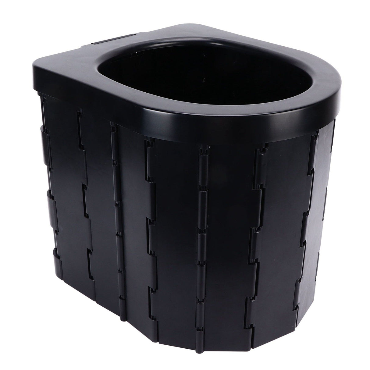 Car Folding Toilet 300 Catties Bearing Capacity Foldable Portable Comfortable Height Porta Potty for Camping TravellingOval