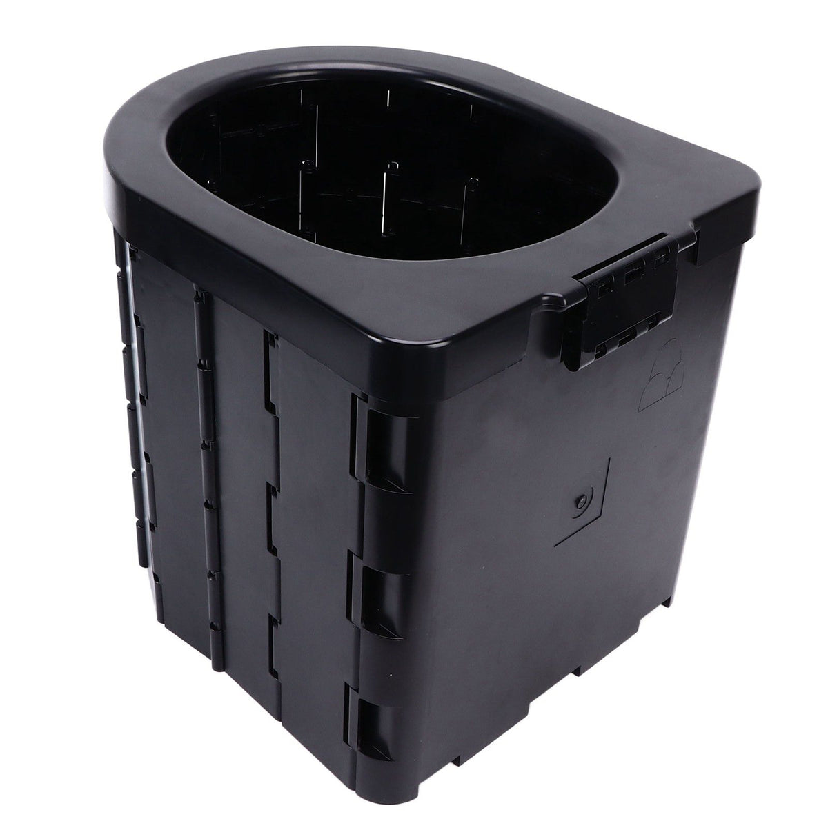 Car Folding Toilet 300 Catties Bearing Capacity Foldable Portable Comfortable Height Porta Potty for Camping TravellingOval
