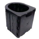 Car Folding Toilet 300 Catties Bearing Capacity Foldable Portable Comfortable Height Porta Potty for Camping TravellingOval