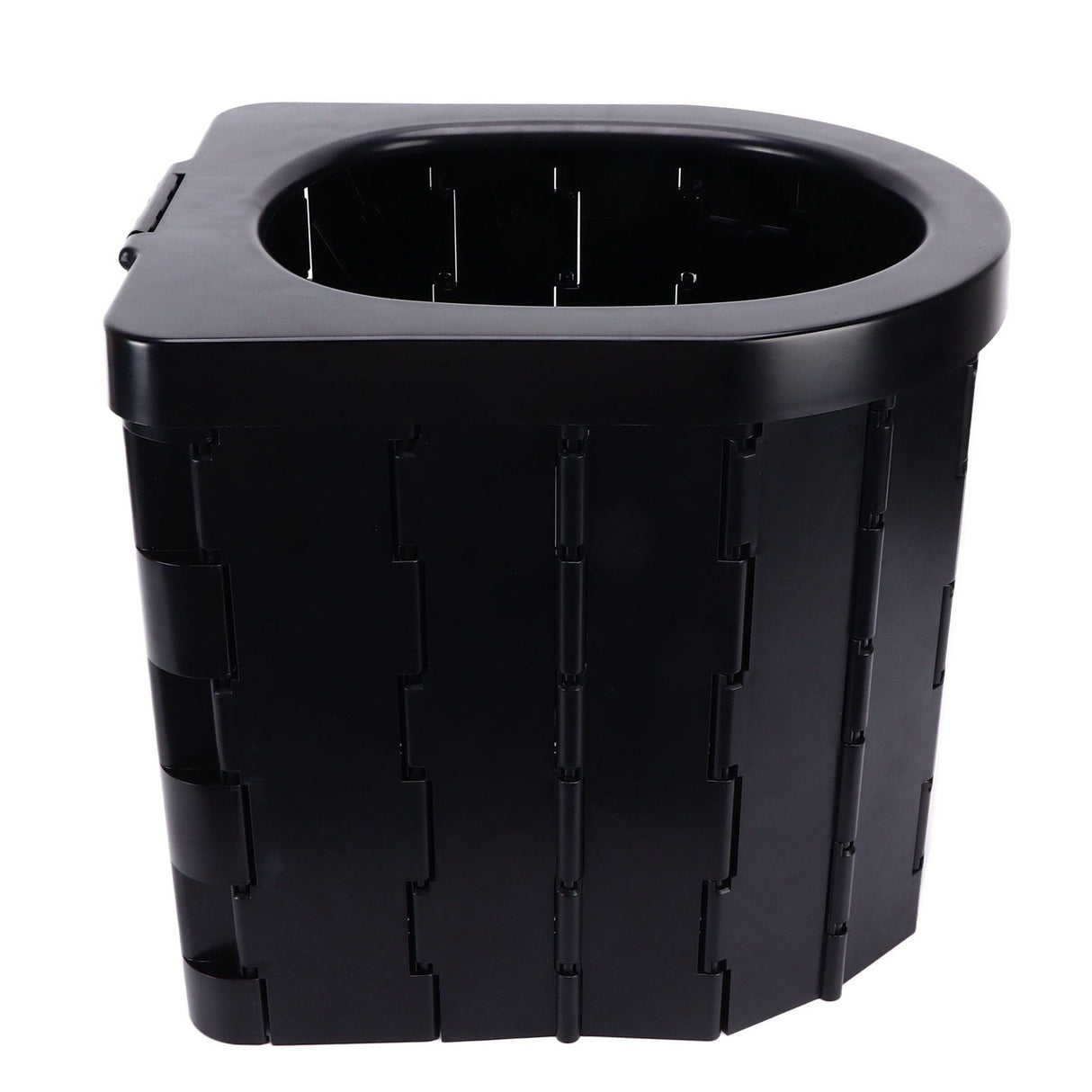 Car Folding Toilet 300 Catties Bearing Capacity Foldable Portable Comfortable Height Porta Potty for Camping TravellingOval