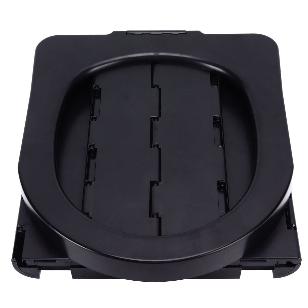 Car Folding Toilet 300 Catties Bearing Capacity Foldable Portable Comfortable Height Porta Potty for Camping TravellingOval