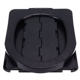 Car Folding Toilet 300 Catties Bearing Capacity Foldable Portable Comfortable Height Porta Potty for Camping TravellingOval - Extra Image