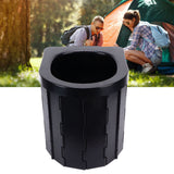 Car Folding Toilet 300 Catties Bearing Capacity Foldable Portable Comfortable Height Porta Potty for Camping TravellingOval