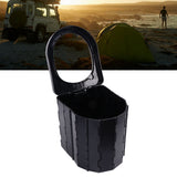 Car Folding Toilet 300 Catties Bearing Capacity Foldable Portable Comfortable Height Porta Potty for Camping TravellingOval - Extra Image